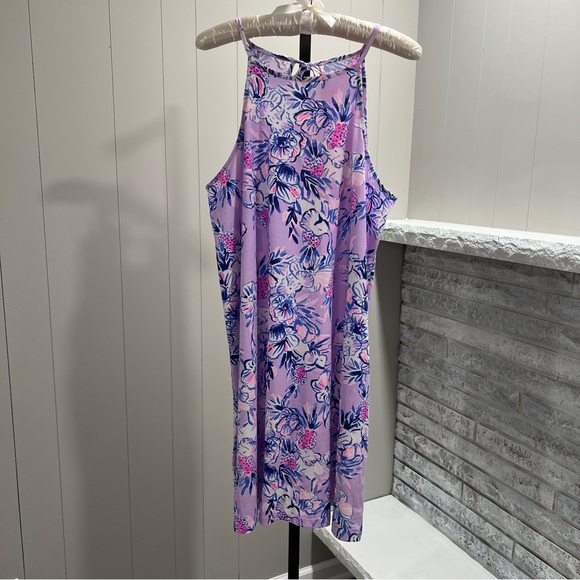 Lilly Pulitzer Dresses & Skirts - Lilly Pulitzer Margot Lilac Trunks In The Air Sleeveless Shift Mini Dress L NWT